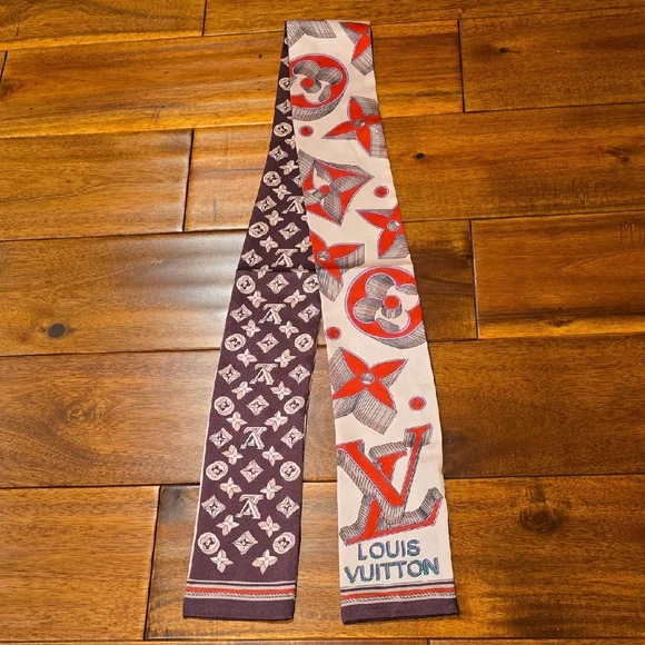 LV Logo Bag Or Hair Scarf - Picture 1 of 6